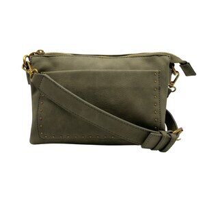 Style & Co Sage Hazy Double Compartment Crossbody Bag